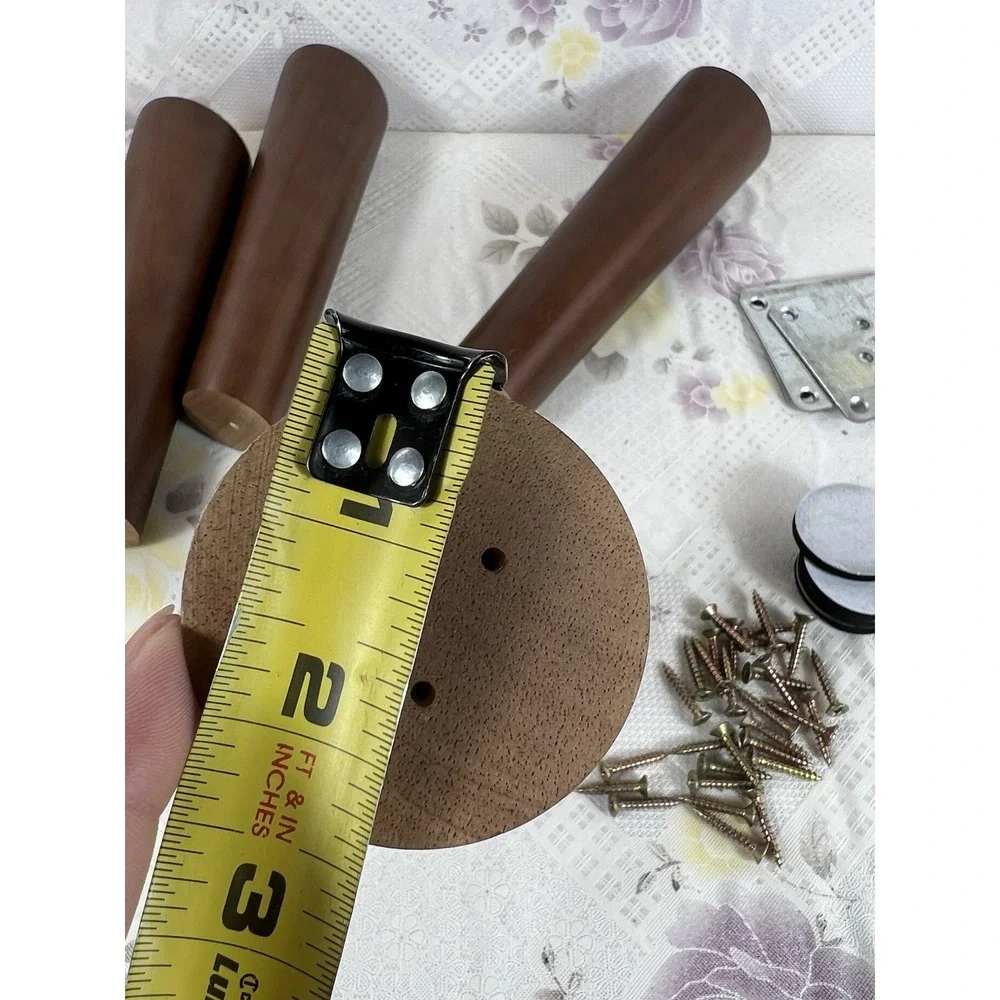 Angled Furniture Legs 8 Inch Slanted Wood Legs for Ottoman Bench Coffee‎ Table